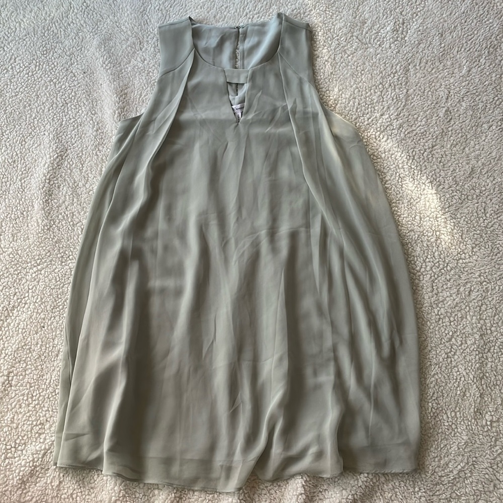 BCBGeneration chiffon mint green dress